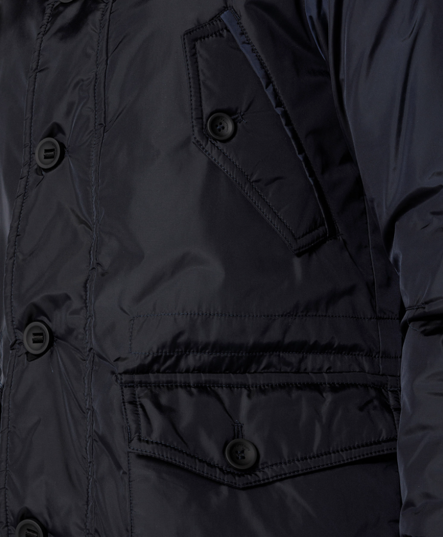 Peuterey Men Parka Hasselblad Krp Fur Black