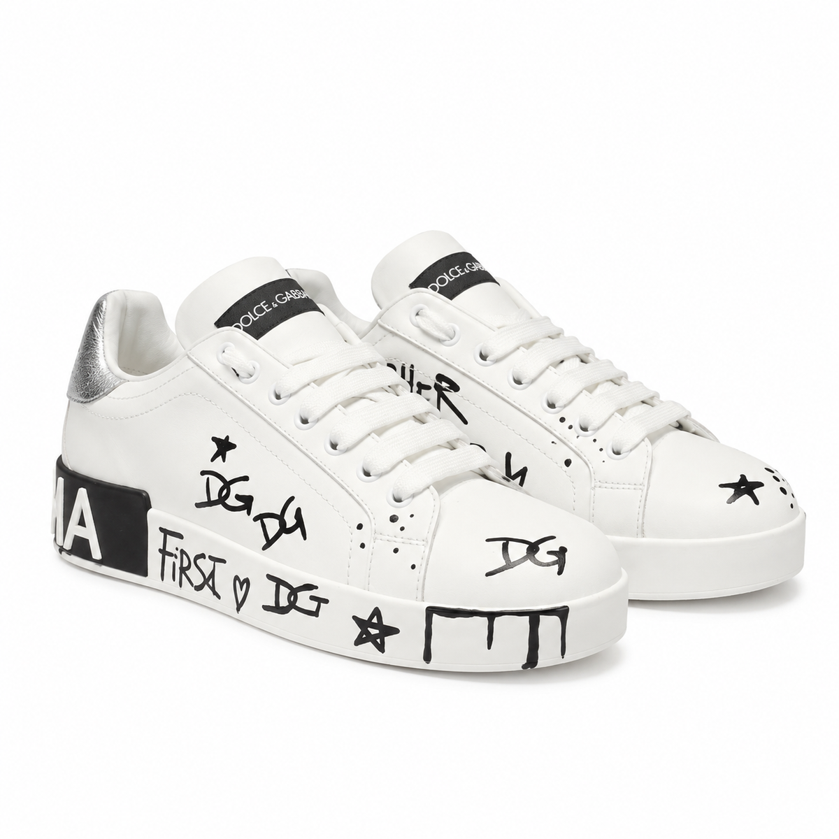 Dolce & Gabbana Women Portofino Sneakers White