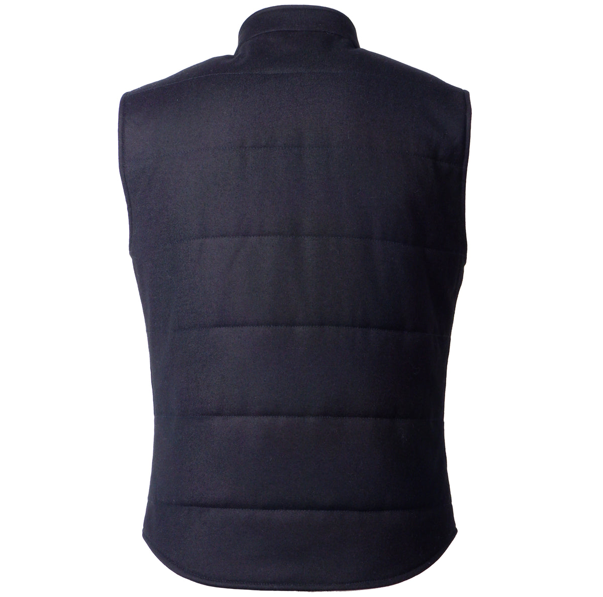 Loro Piana Fabric Men Vest Wool Cashmere Blue