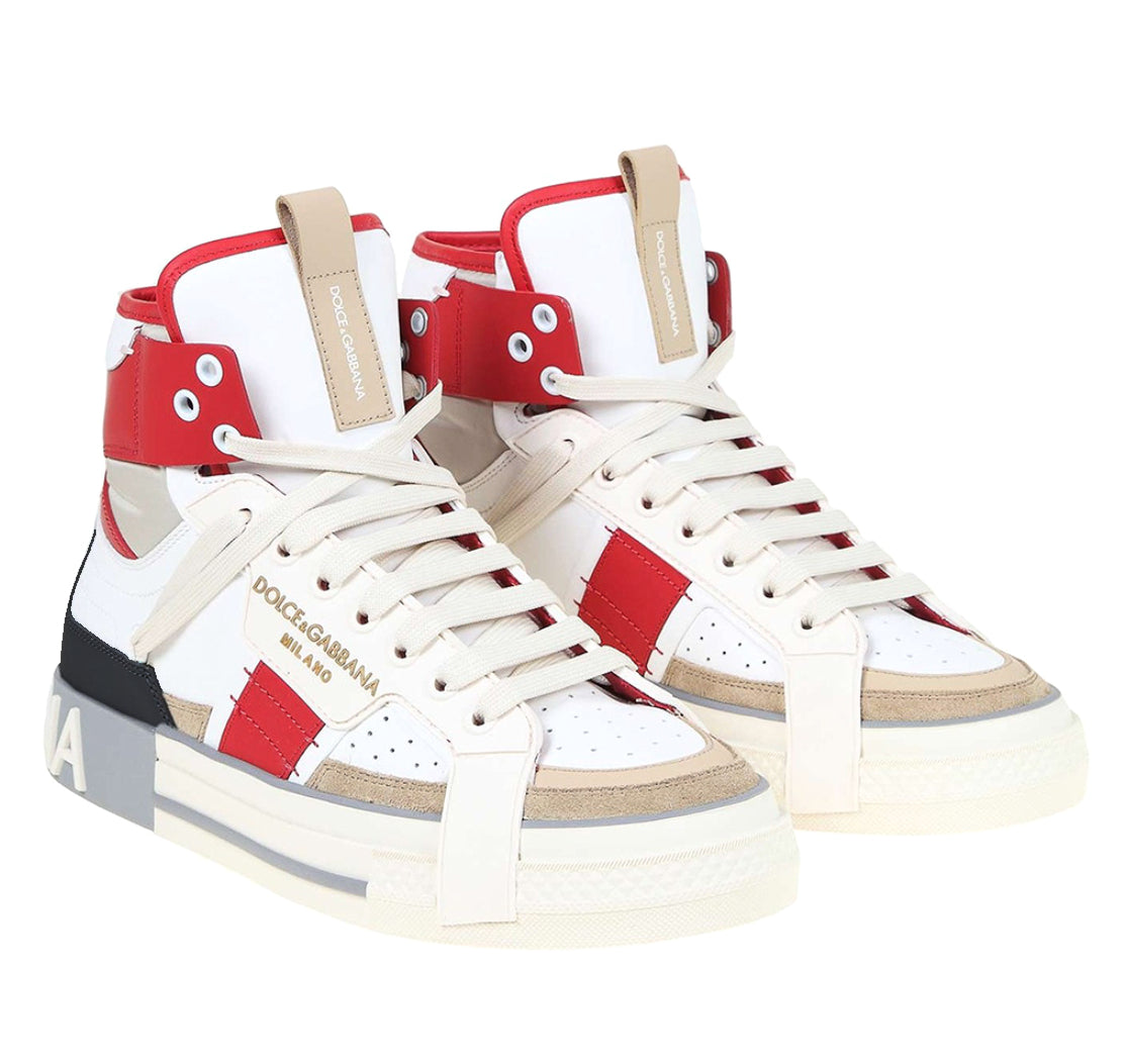 Dolce & Gabbana Men Sneakers Custom Zero Multicolor