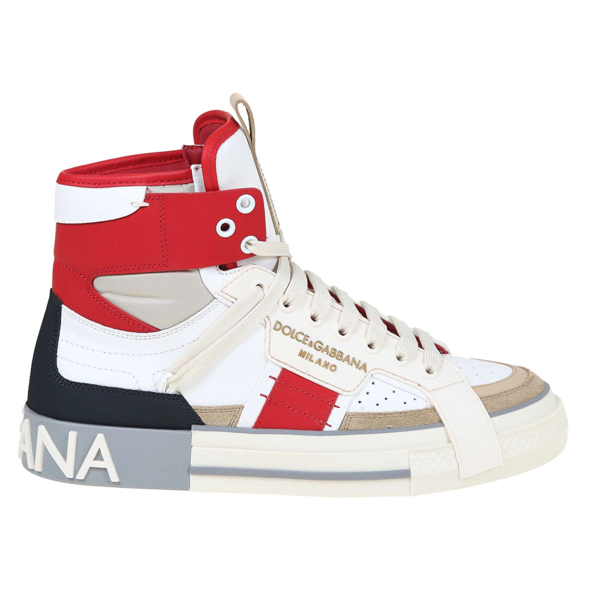 Dolce & Gabbana Men Sneakers Custom Zero Multicolor
