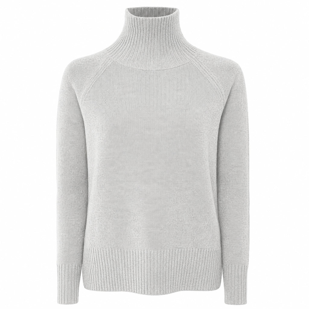 Emilio Romanelli Women Turtleneck Chiaro Grey