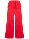 Pinko Women Galanti Skirt Linen Red