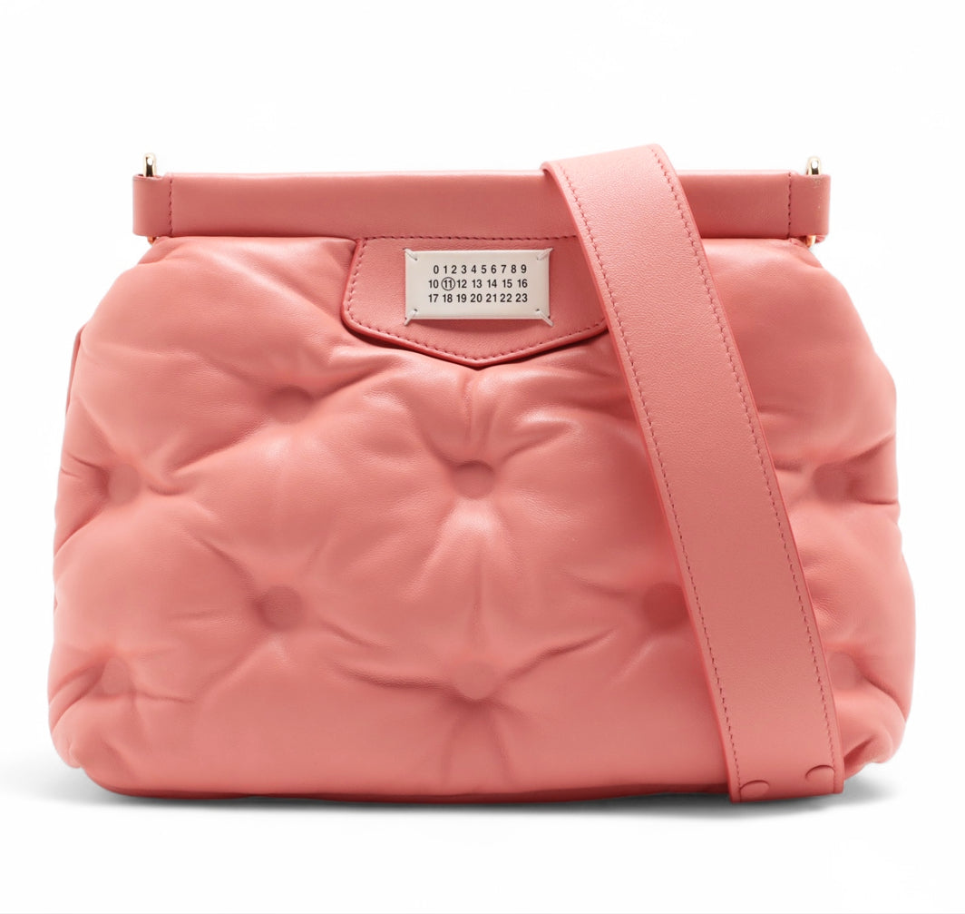 Maison Margiela Women Glam Slam Shoulder Bag Small Pink