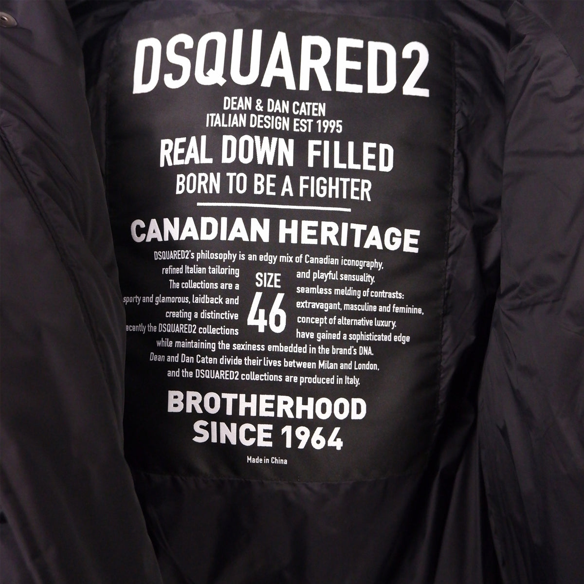 Dsquared2 Men Kaban Jacket Black