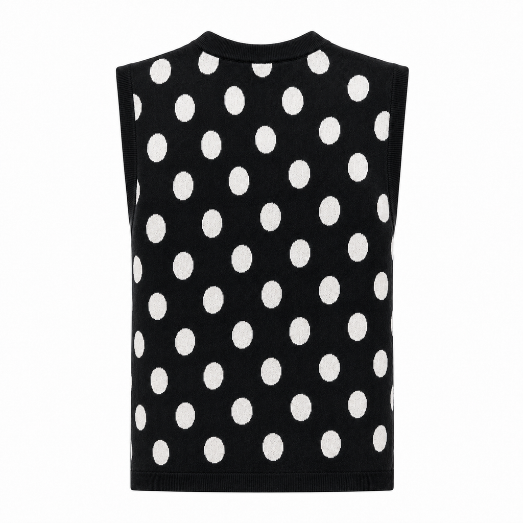 Dolce & Gabbana Women Top Polka Dot Black