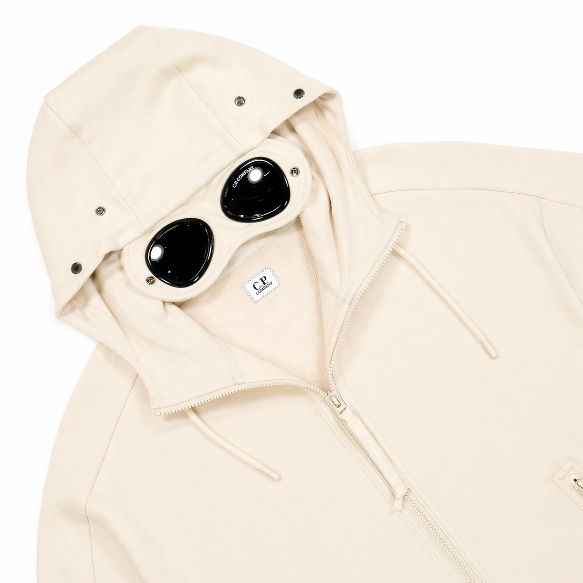 C.P. Company Men Sweatshirt Goggles White