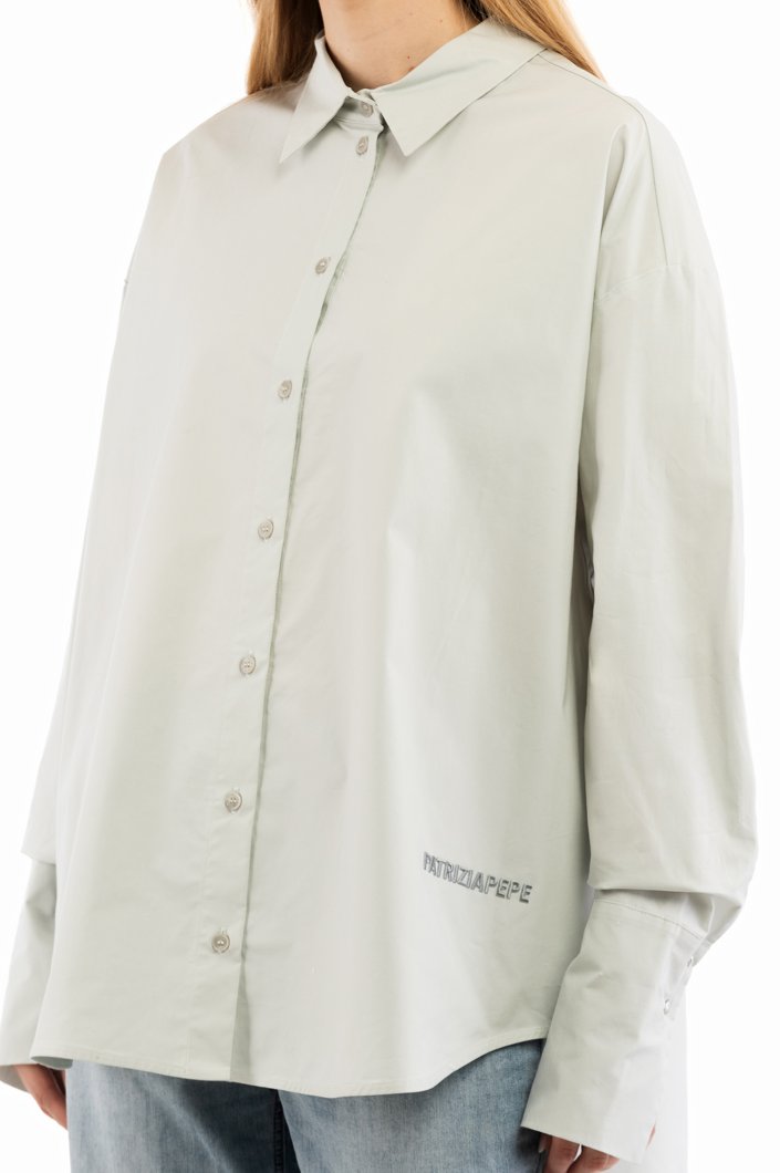 Patrizia Pepe Women Shirt Metal Grey