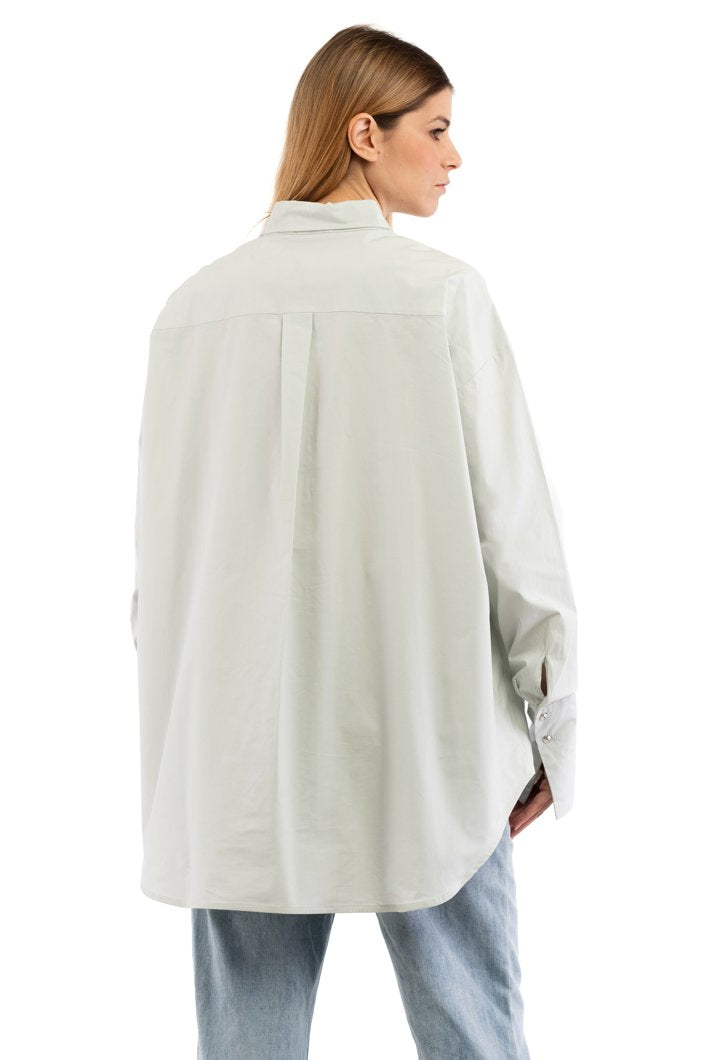 Patrizia Pepe Women Shirt Metal Grey