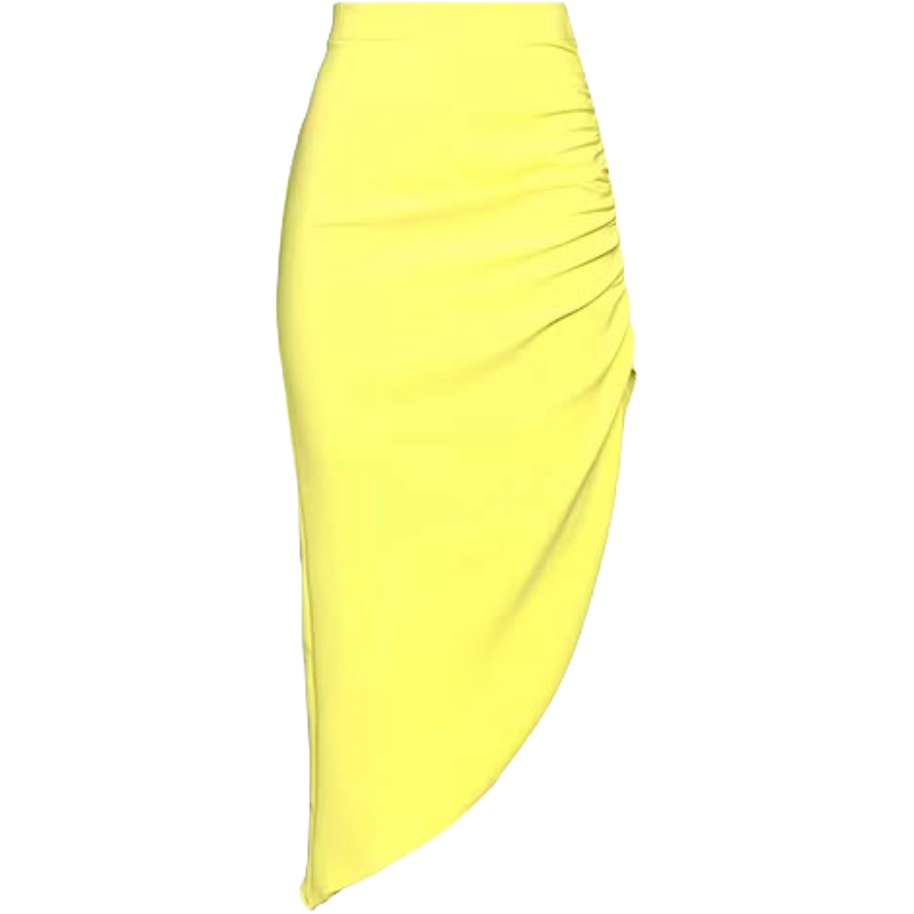 Pinko Women Skirt Staffa Yellow