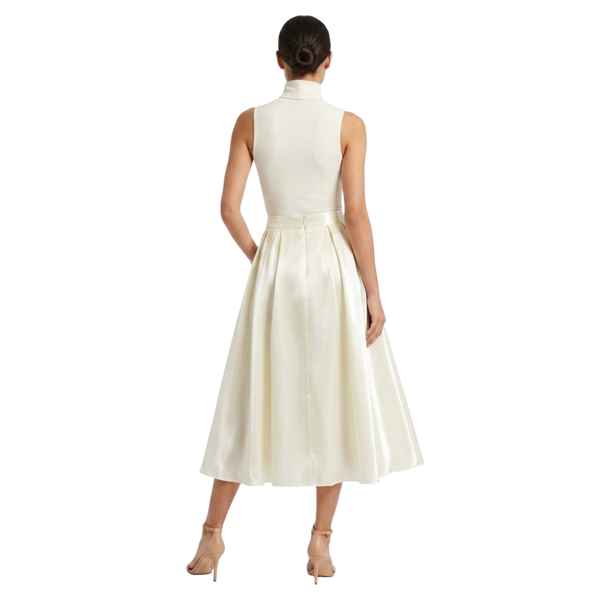 Elisabetta Franchi Women Skirt Pleated Yellow