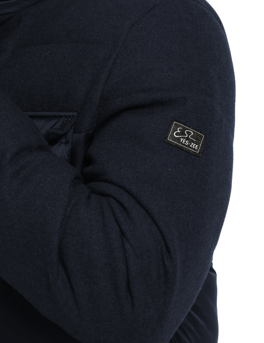 Yes Zee Men Down Jacket Blue