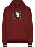 Dolce & Gabbana Men Sweatshirt Hooded Rabbit Red
