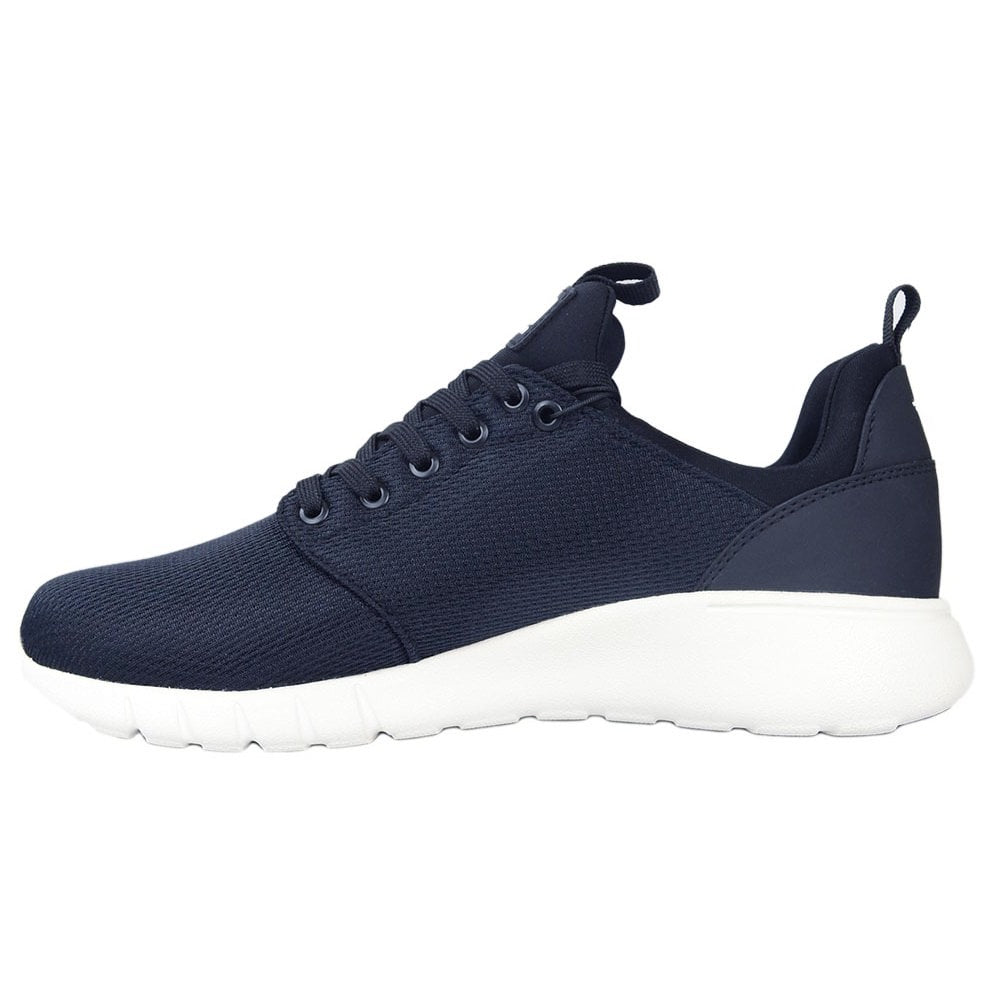 Emporio Armani Men Sneakers Mesh Lycra Blue