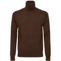 Alpha Studio Men Knit Ciclista High Neck Brown