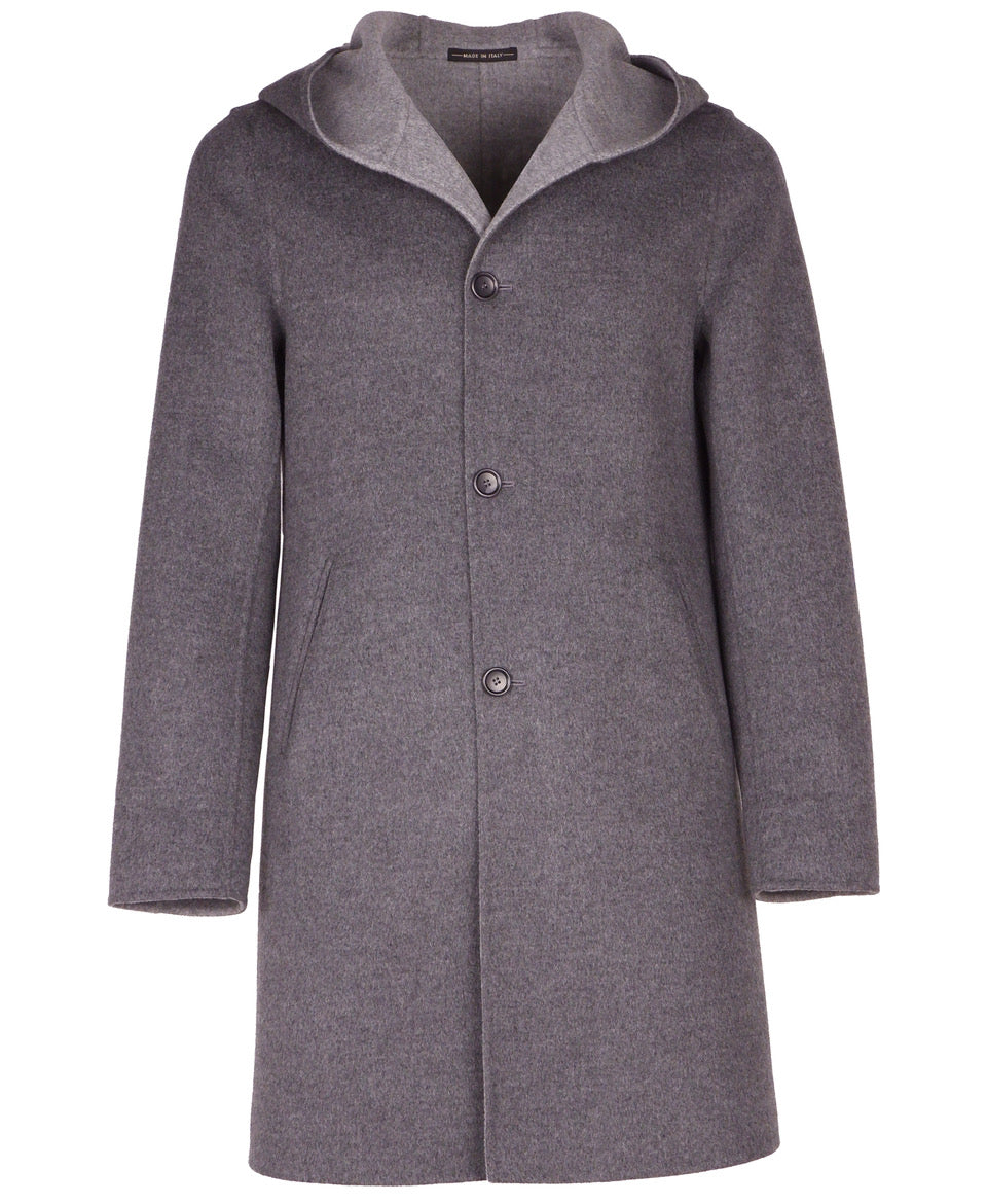 Loro Piana Fabric Men Coat Melange Grey