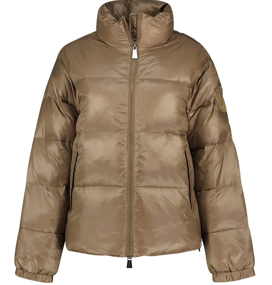 Hinnominate Women Jacket Down Jacket Nylon Beige