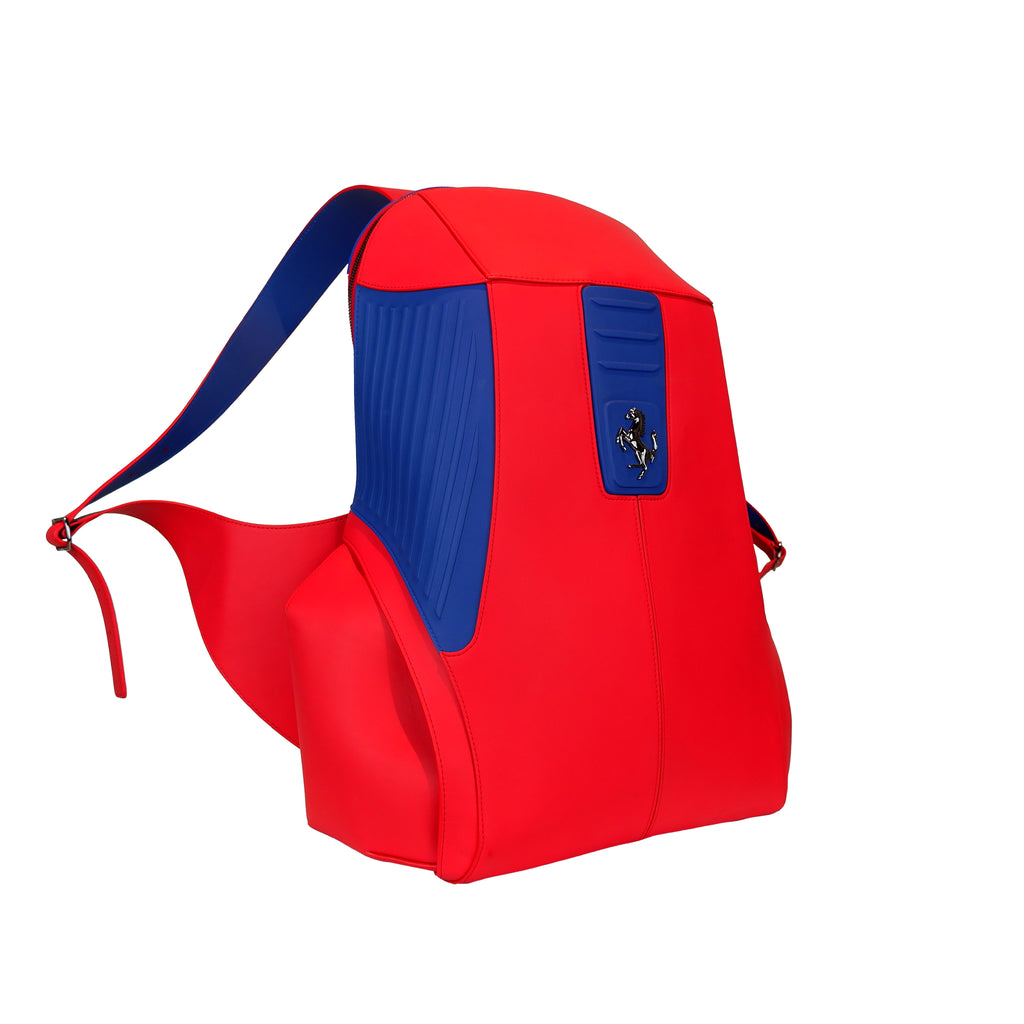 Ferrari Unisex Backpack Blue Ferrari Red