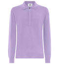 Alpha Studio Men Polo Silk Cashmere Lilac