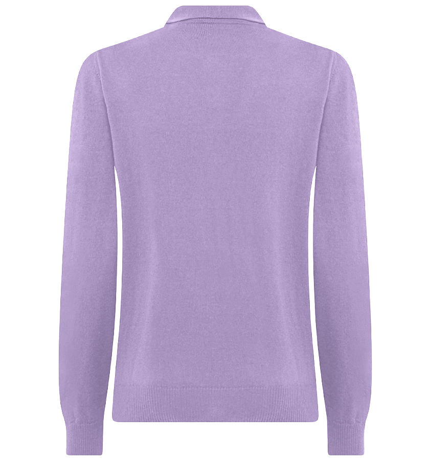 Alpha Studio Men Polo Silk Cashmere Lilac