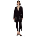 Alpha Studio Women Cardigan Belt Tasche Black