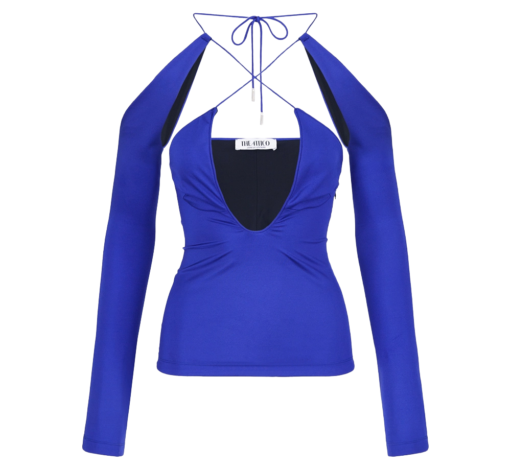 The Attico Women Top Vivid Blue