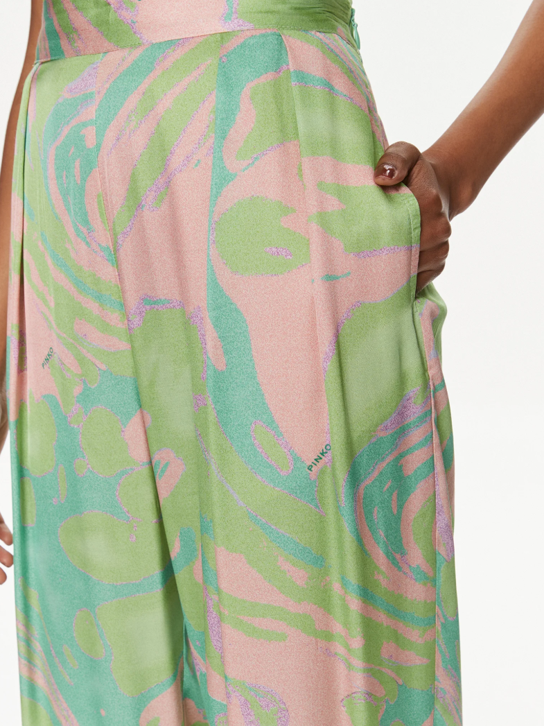 Pinko Women Penati Trousers Multicolor