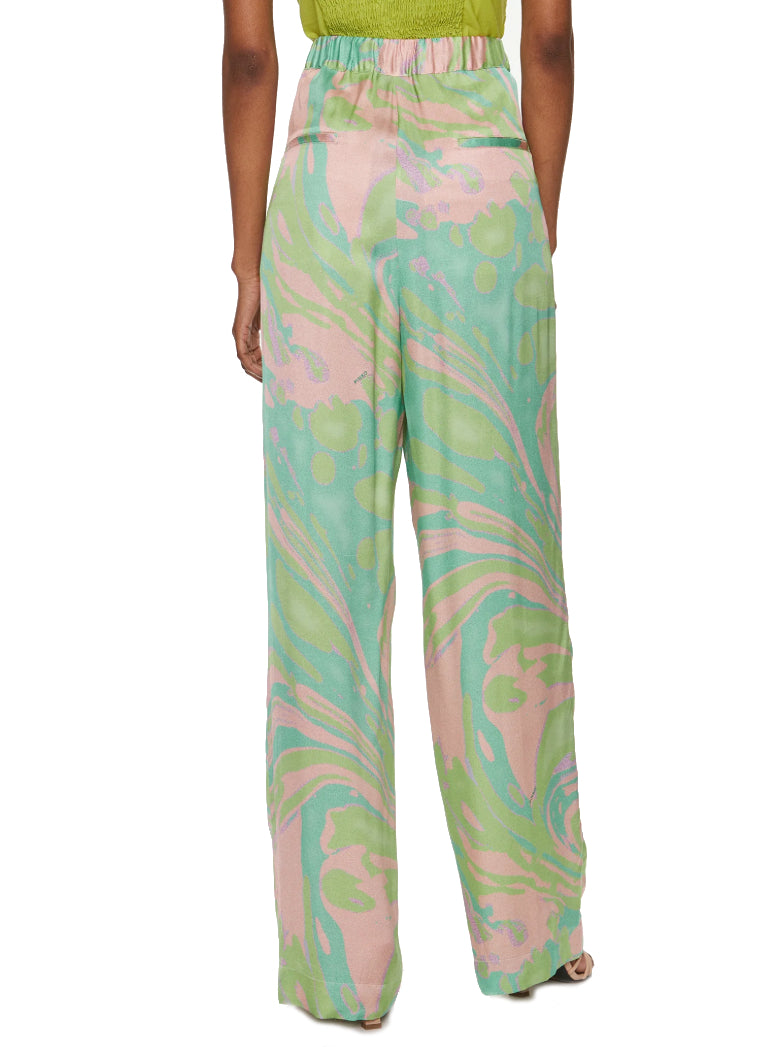 Pinko Women Penati Trousers Multicolor
