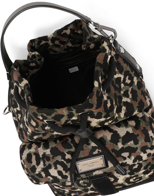 Dolce & Gabbana Women Bag Crossbody Jacquard Mimetica Camouflage