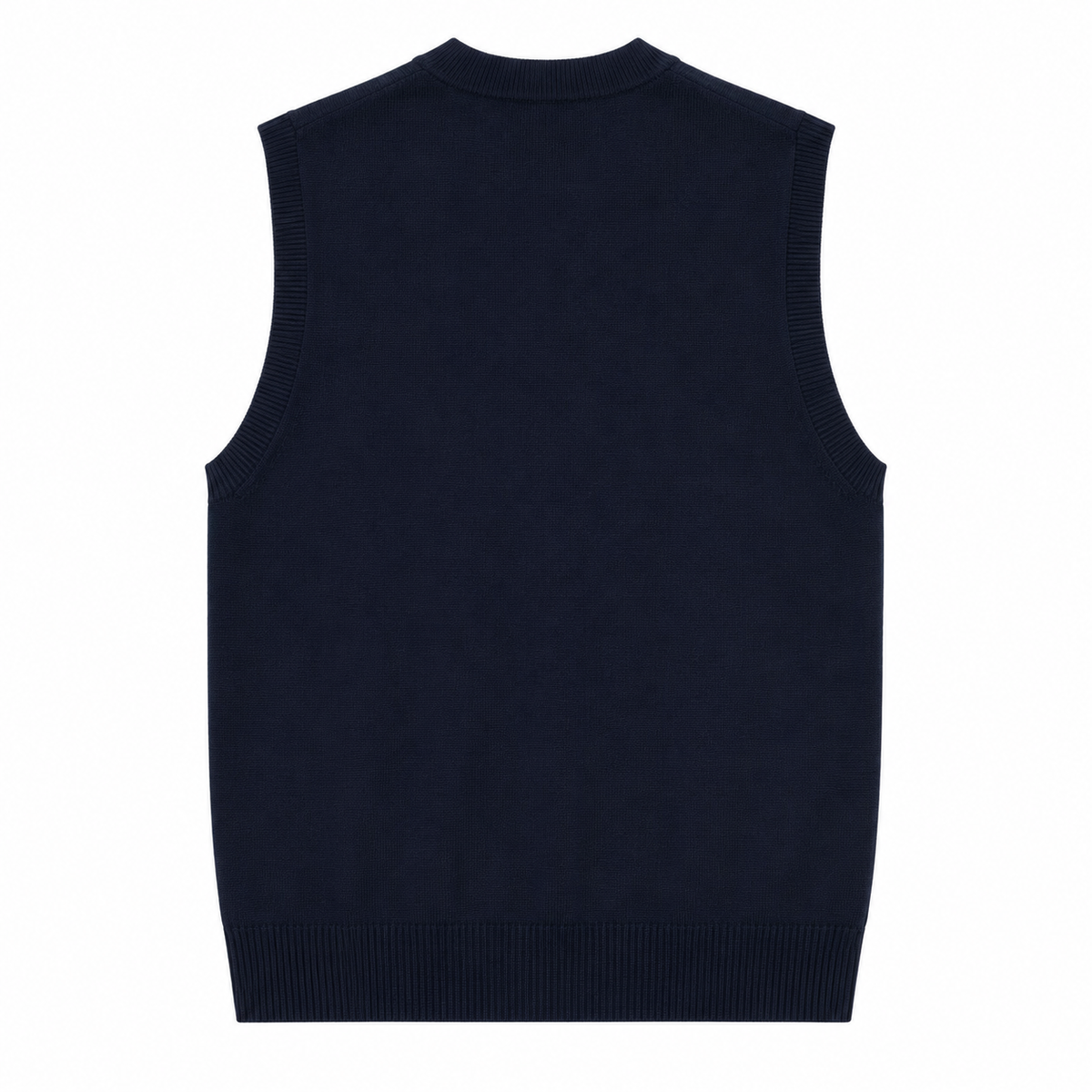 Alpha Studio Men Cardigan Sleeveless Blue