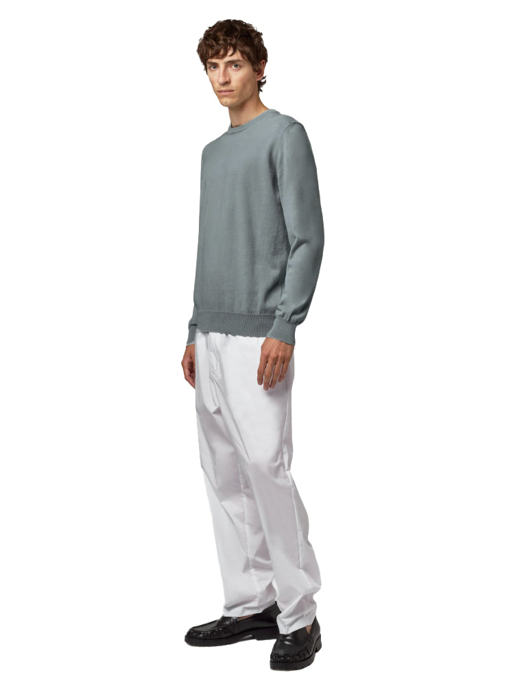 Alpha Studio Men Knit Crew Neck Asfalto Grey