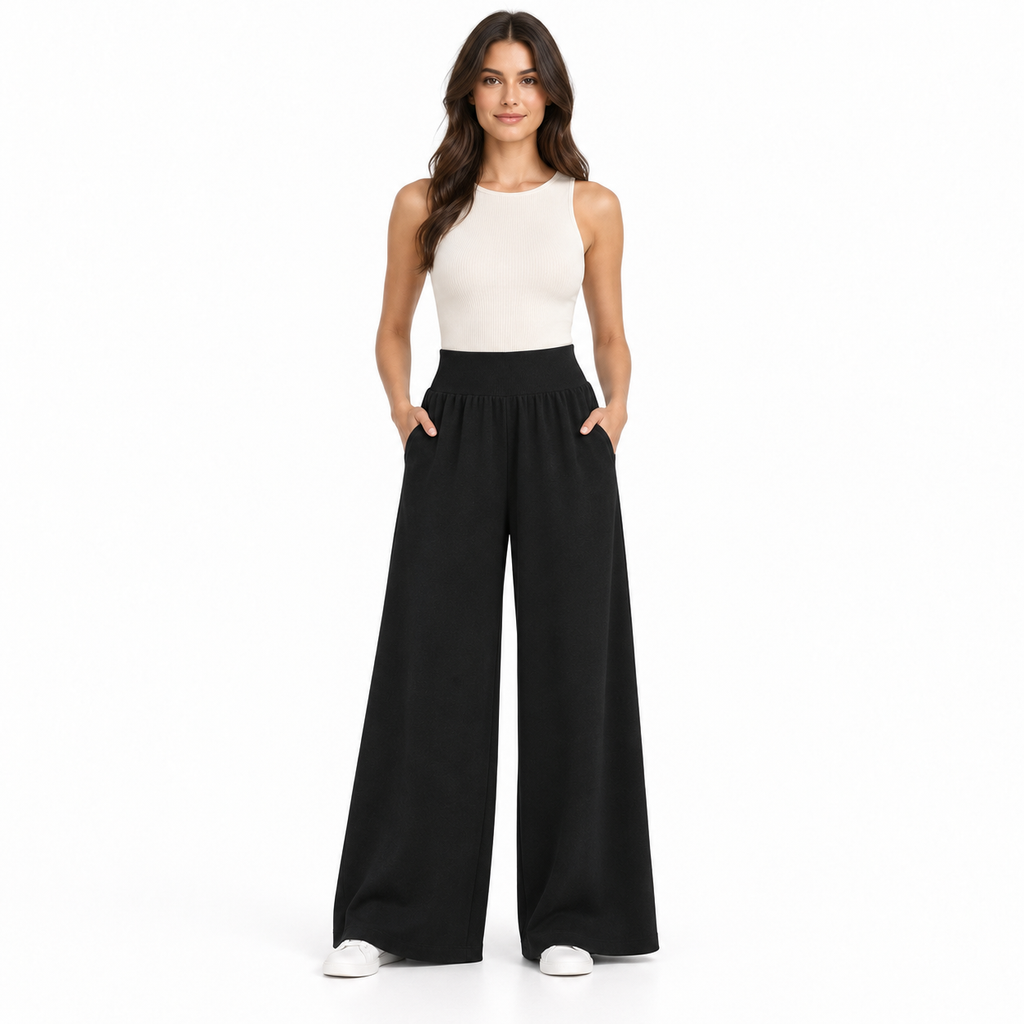 anna molinari Women Trousers Wide Leg Black