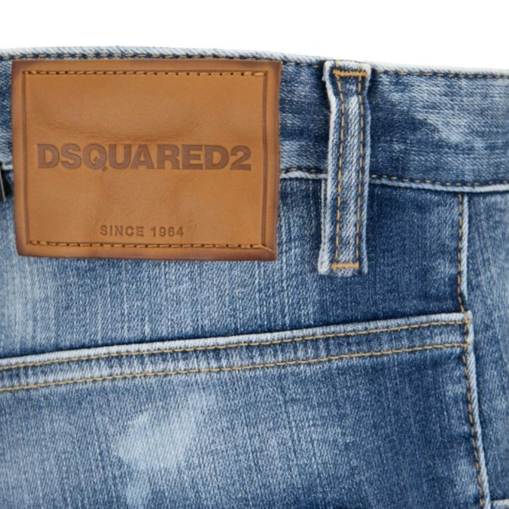 Dsquared2 Men Denim Skater Jeans Blue