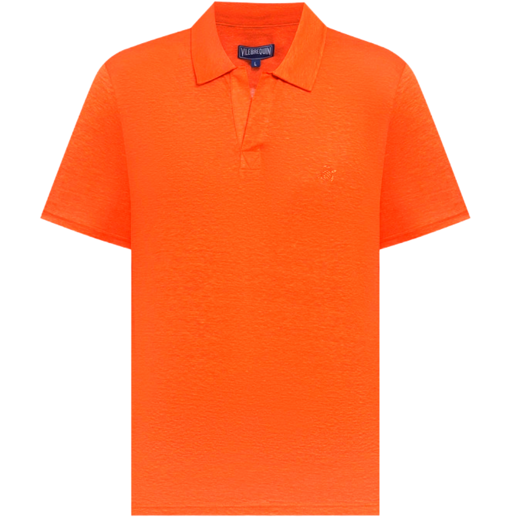 Vilebrequin Men Polo Arancio Abricot Orange