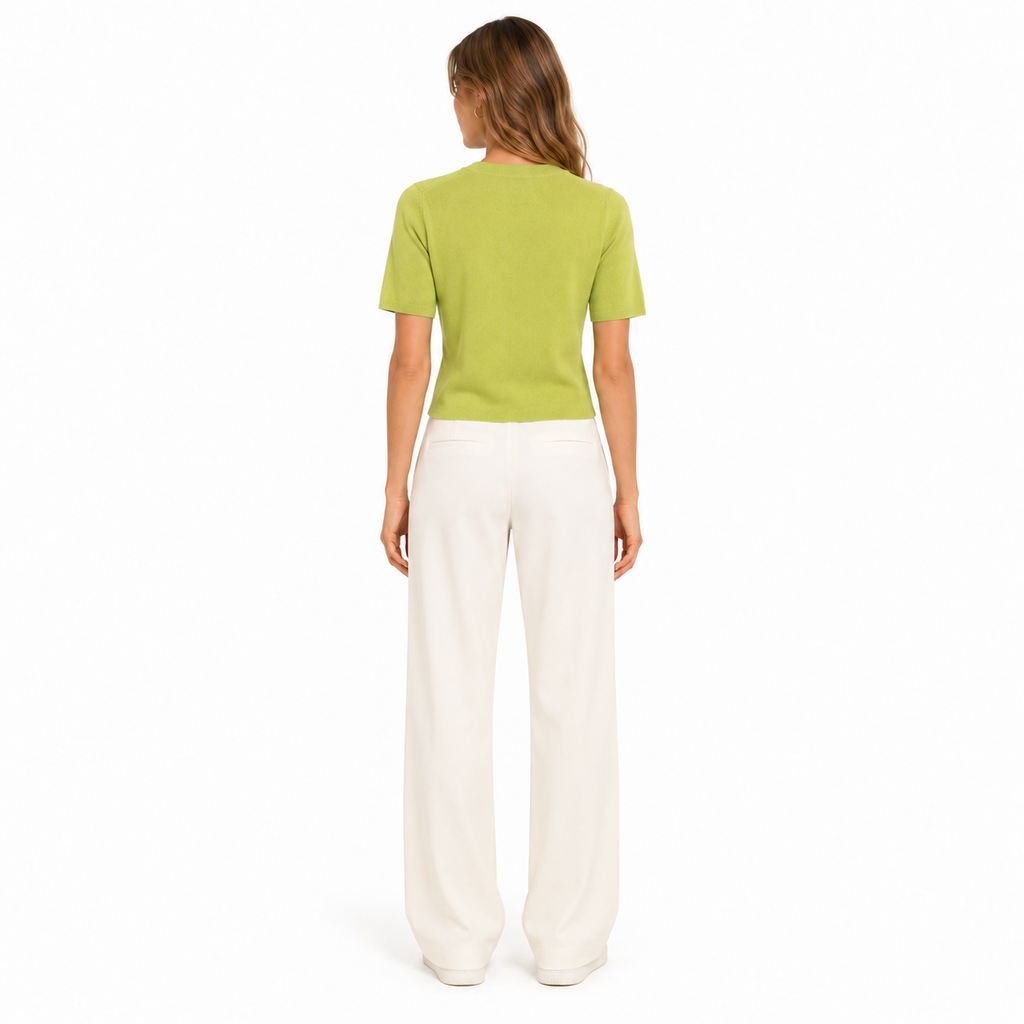 anna molinari Women T-Shirt Crew Neck Green