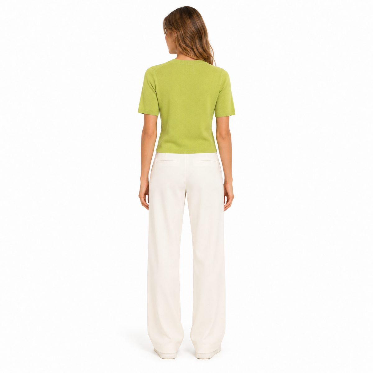 anna molinari Women T-Shirt Crew Neck Green
