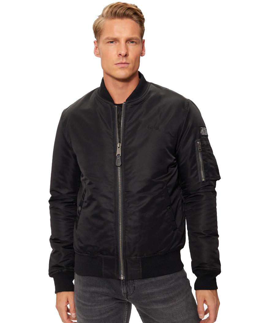 Schott NYC Men Airforce Jacket Black