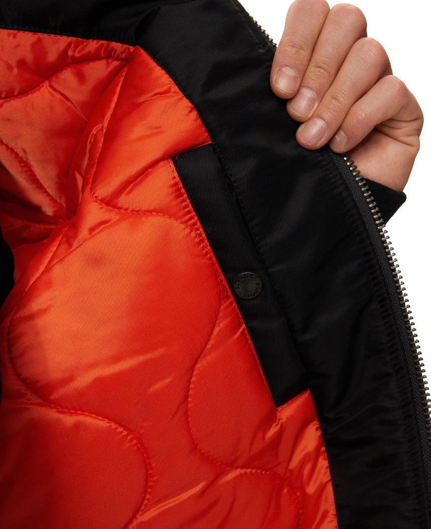 Schott NYC Men Airforce Jacket Black