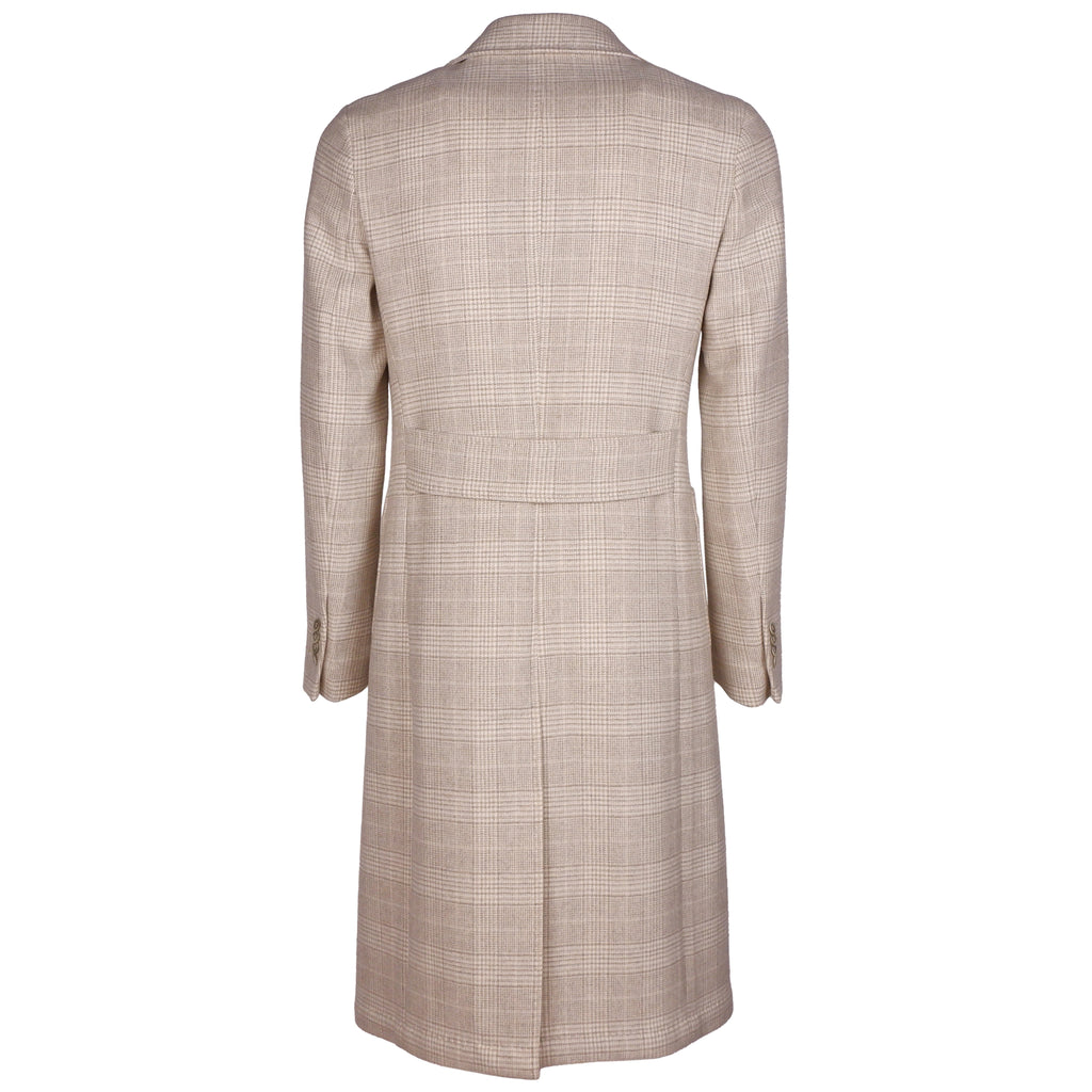 Loro Piana Fabric Men Coat Cashmere Double-Breasted Beige
