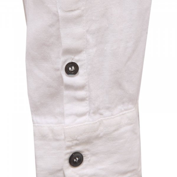 Alpha Studio Men Shirt Guru Linen White