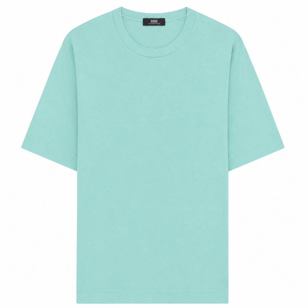 Alpha Studio Men T-Shirt Silk Cashmere Green
