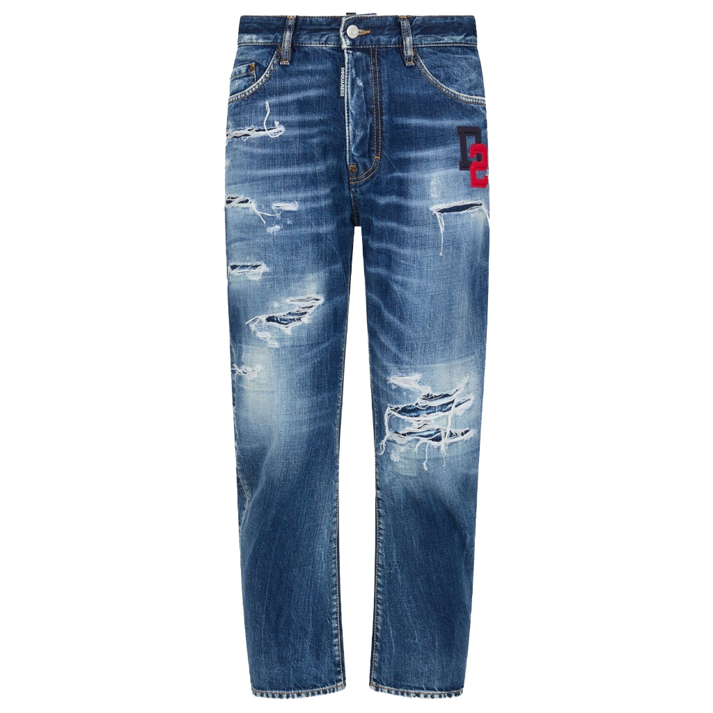 Dsquared2 Men Denim Bro Jeans Blue