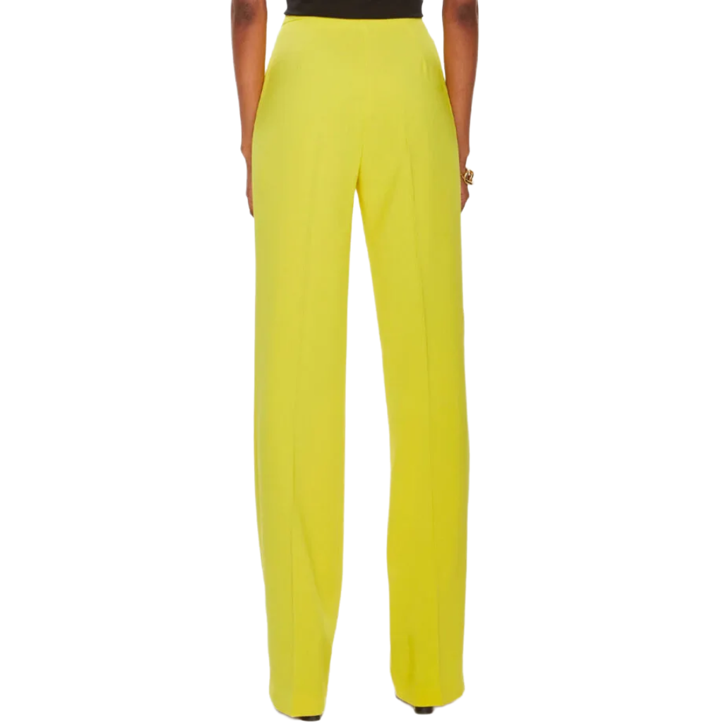 Pinko Women Trousers Hulka Gialli Yellow