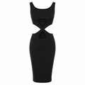 Dolce & Gabbana Women Dress Intrecciato Black