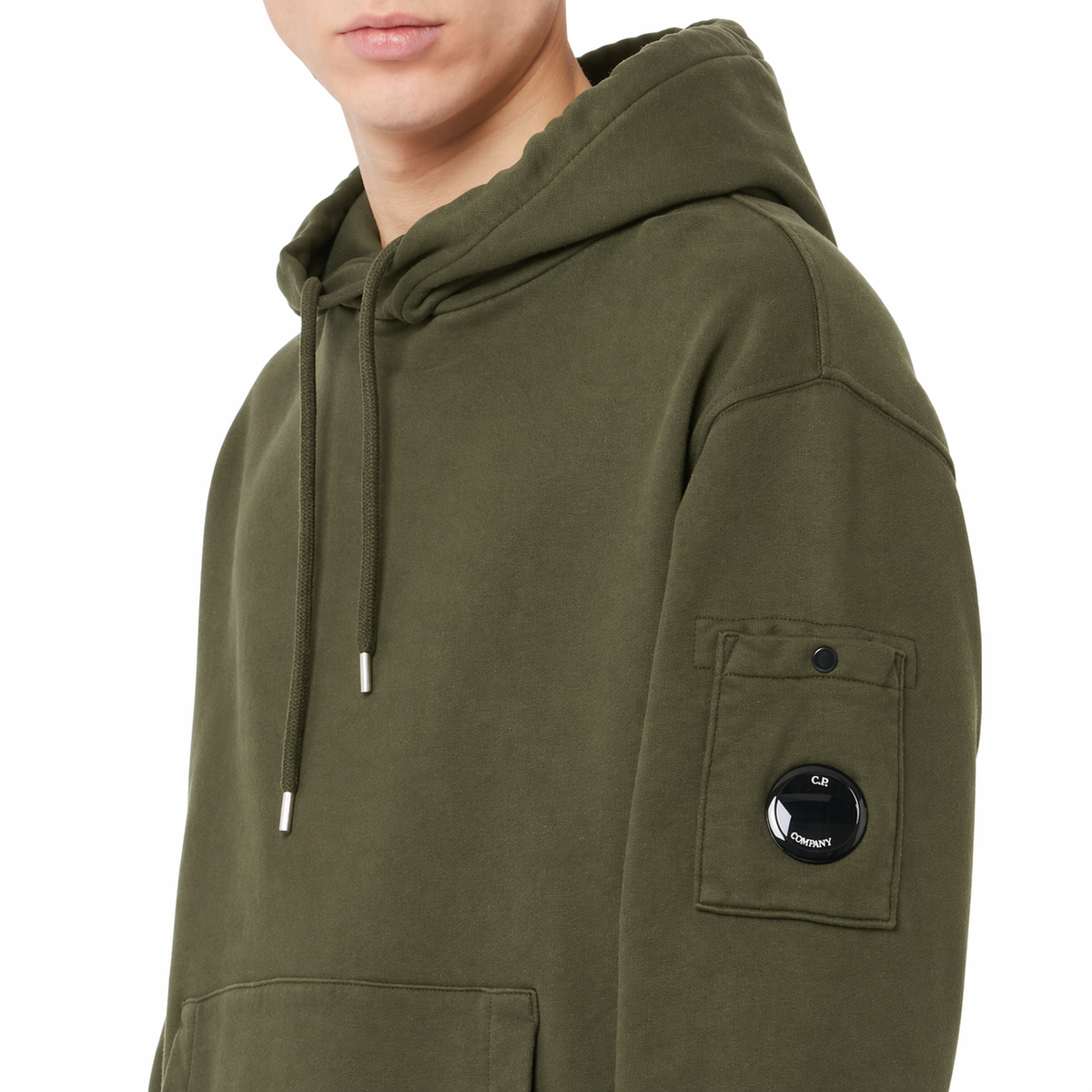 C.P. Company Men Sweatshirt Goggles Green