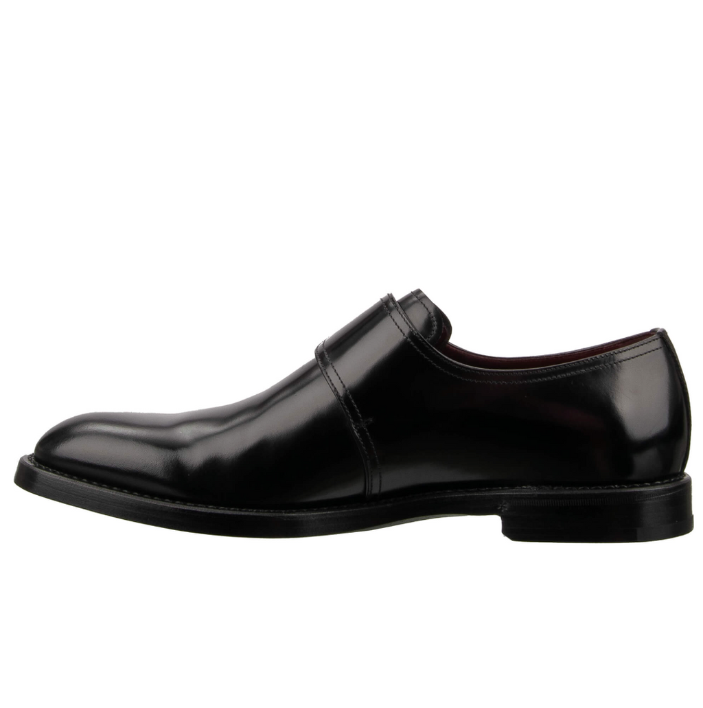 Dolce & Gabbana Men Derby Monkstrap Spazzolato Derby Black