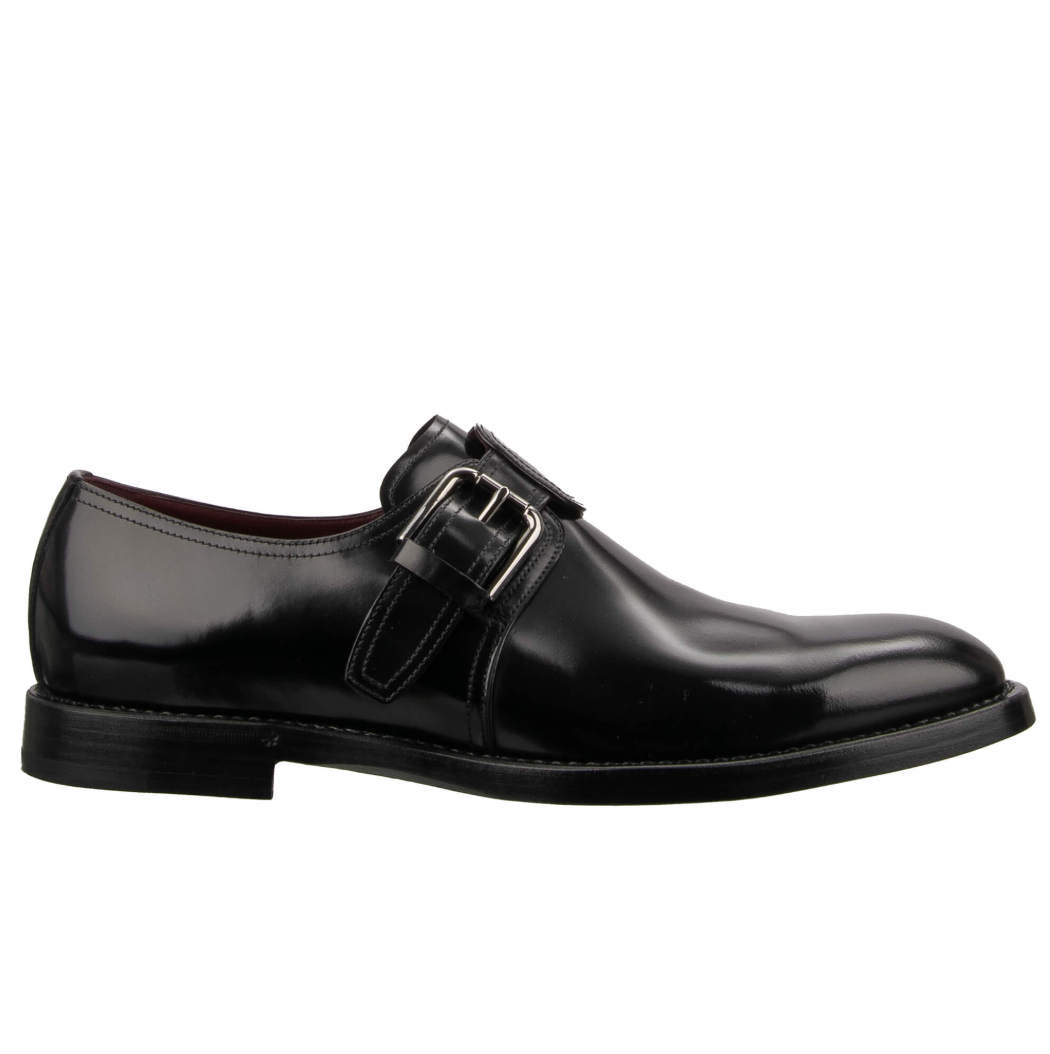 Dolce & Gabbana Men Derby Monkstrap Spazzolato Derby Black