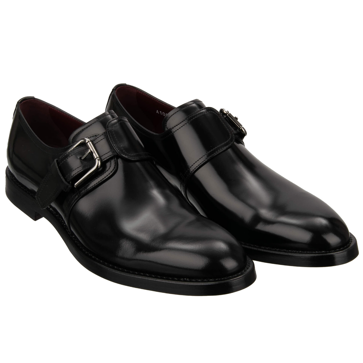 Dolce & Gabbana Men Derby Monkstrap Spazzolato Derby Black