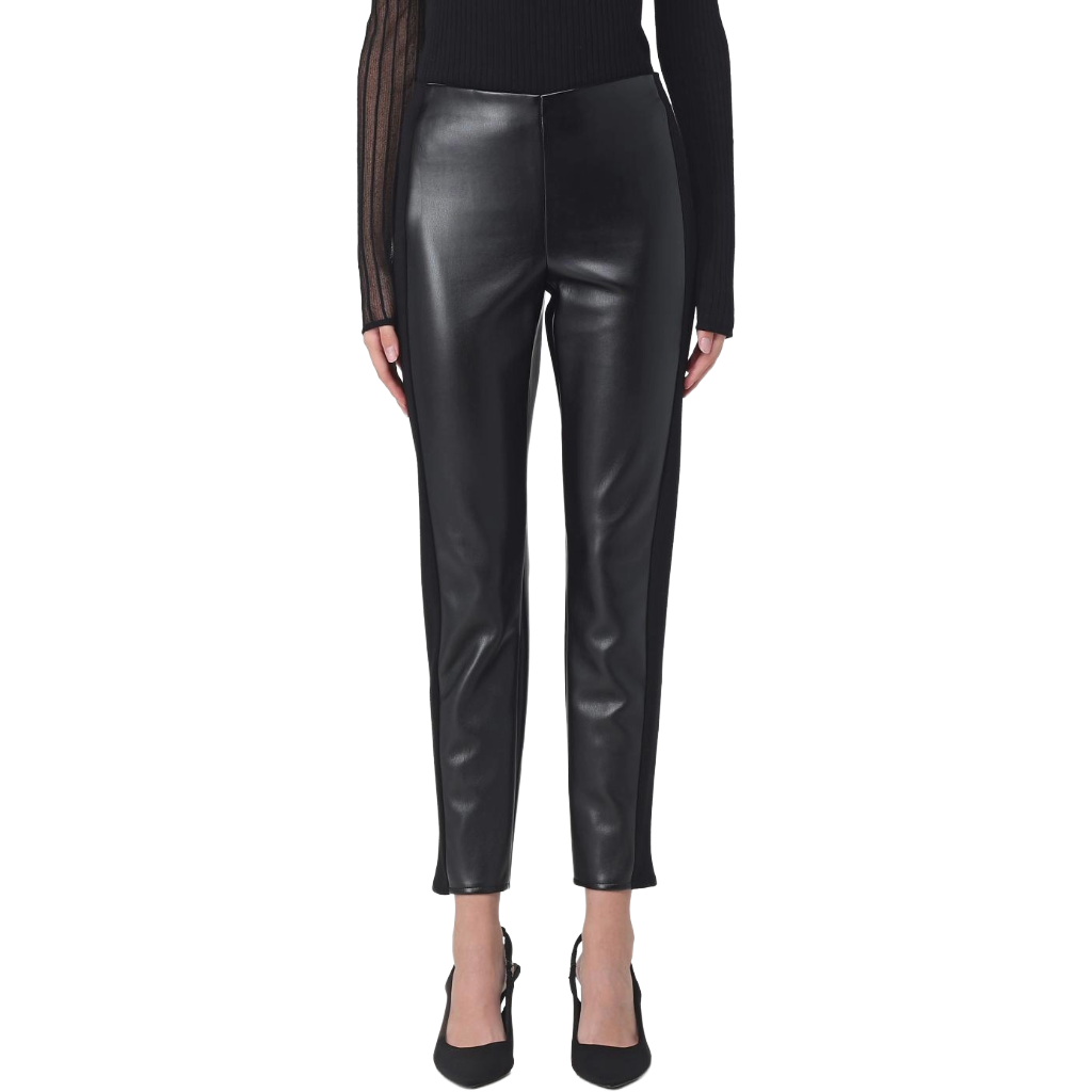 Patrizia Pepe Women Trousers Glossy Black
