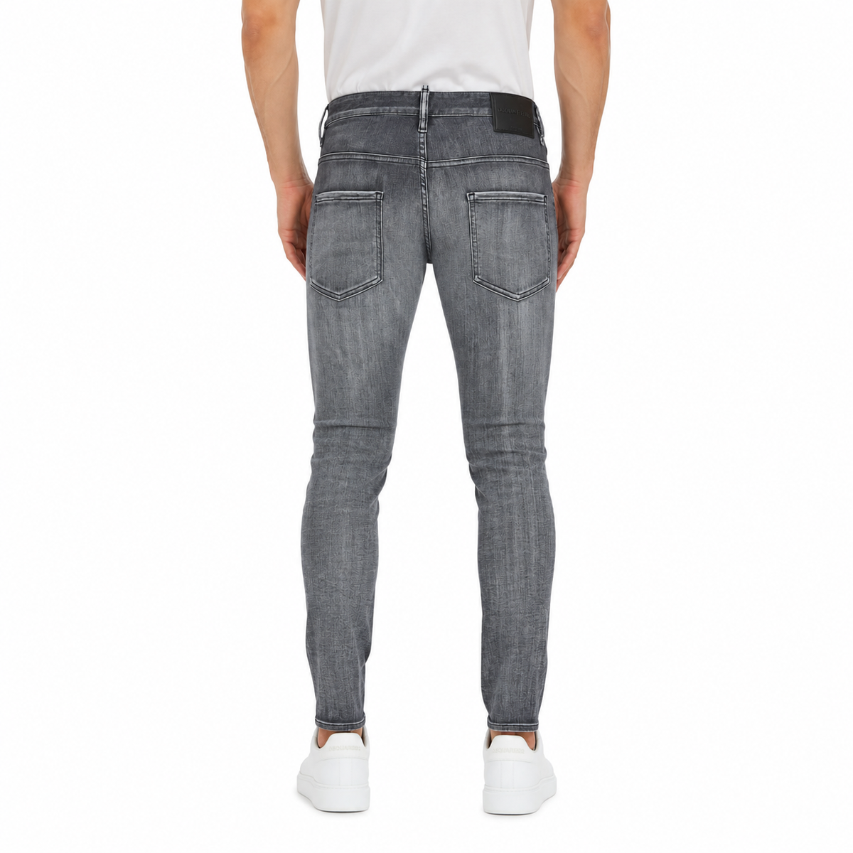 Dsquared2 Men Denim Skater Jeans Black